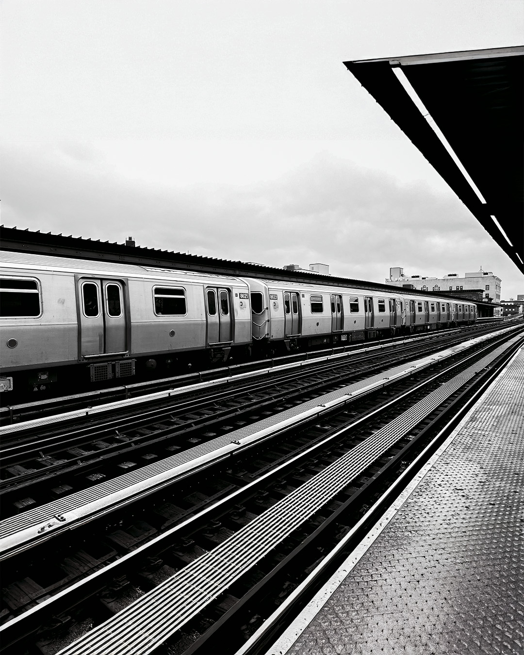 The M Train at Lorimer Street Station- Brooklyn